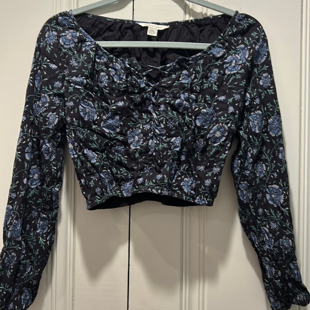 American Eagle Floral Blouse.